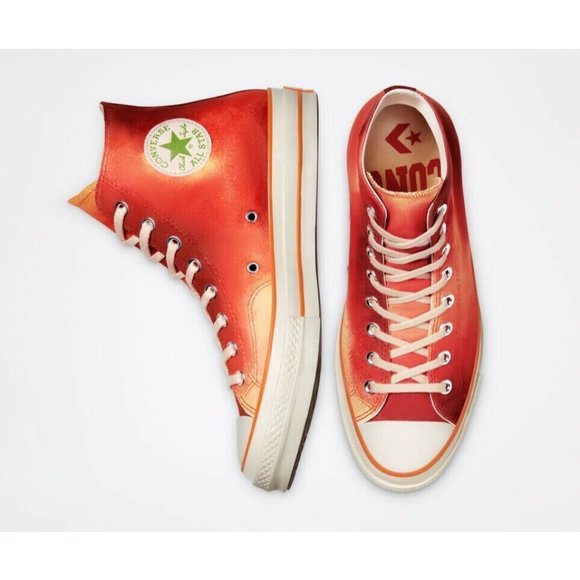Converse Chuck 70 Hi Southern Flame Men's Sneaker Shoe Limited Orange 170590C - Picture 5 of 8